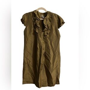 Taylor Khaki Dress Size 8